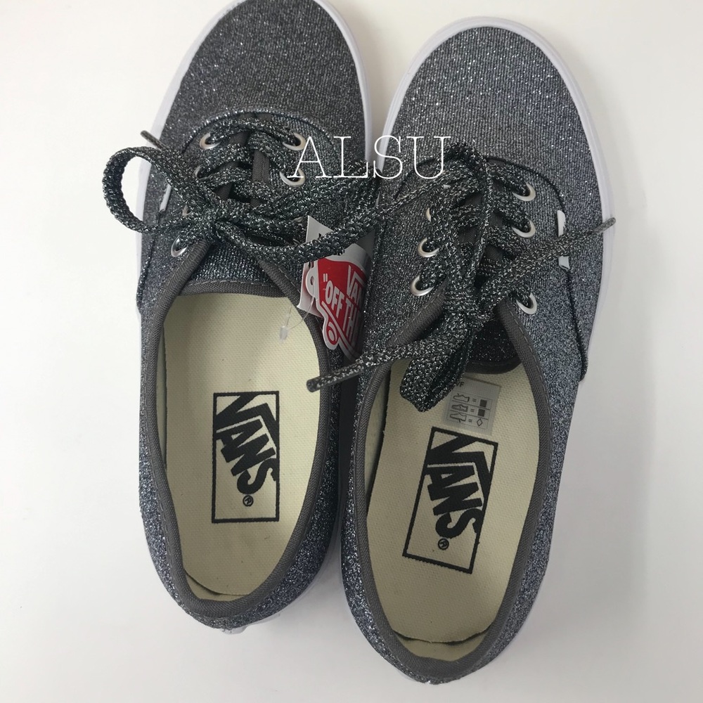 VANS Authentic Lurex Glitter Black W AUTHENTIC - Picture 7 of 8